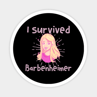 I Survived Barbenheimer Magnet